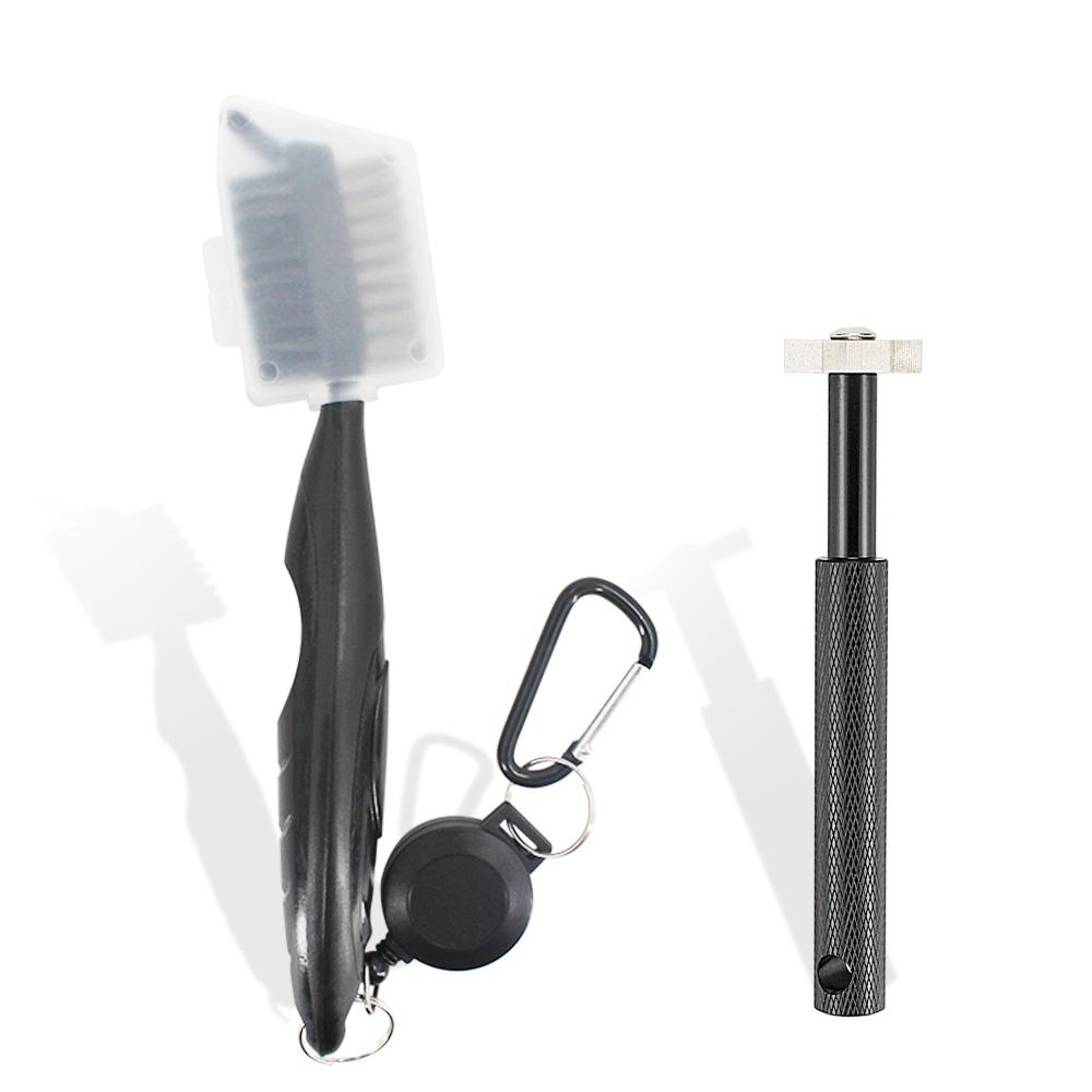 Golf Club Cleaner Golf Cleaning Brush With Carabiner Groove Sharpener Cleaner Multi Style Golf Sports Accessories Drop Ship 5