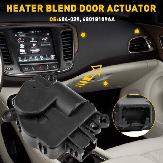 

HVAC Heater Blend Door Actuator For 2011 12 13-2016 Jeep Wrangler (JK) Right EOA