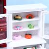 1:12 Dollhouse Miniature Decor Wood Display Cupboard Cabinet  Bookcase Bookcase