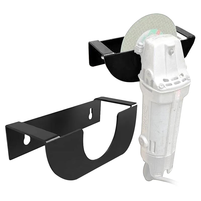 Držák úhlové brusky Leštička Kovový držák Univerzální úložný stojan 5palcový nástěnný držák brusky