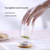 Heat-Resistant Glass Tea Infuser Cup with Handle and Lid
