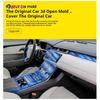 For Changan UNI V 2025 2024  PPF Protection Film Accessories Interior Transparent TPU Navigation Gear Panel Center Console
