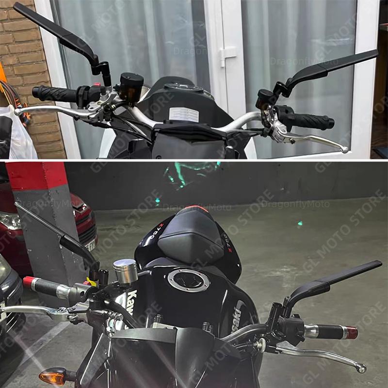 For Yamaha FZ6 FZ-6 FZ6N FZ6S FAZER Motorcycle Wind Wing Side Rearview Mirror Adjustable Rotating Motorbike Accessories