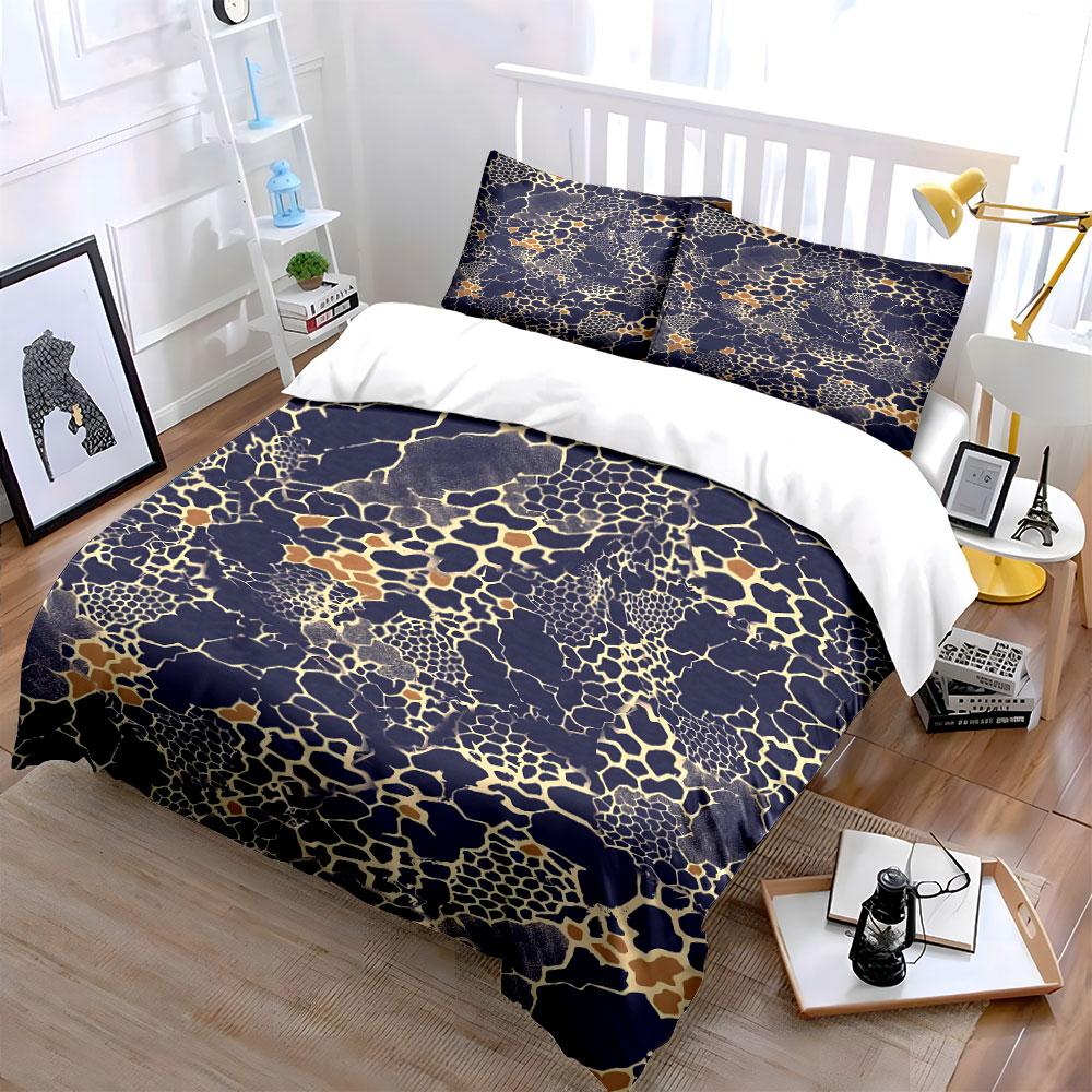 Abstract Giraffe-like Spots. Bedding Sets Duvet Cover Sets Duvet Covers Pillowcases(1 * Duvet Cover 2 * Pillowcases Without Duvet Insert)