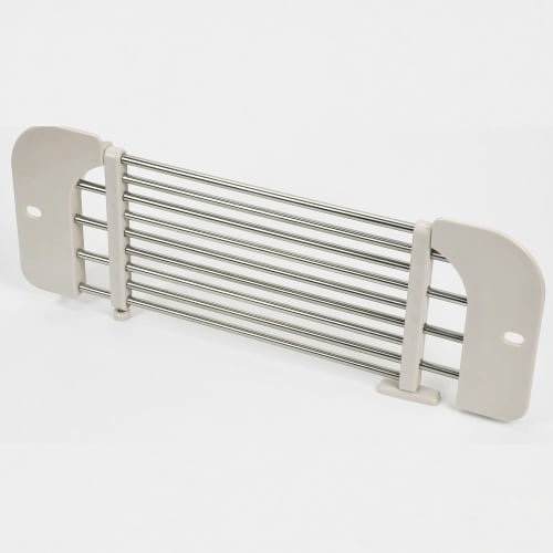 Liberty Corporation LD-195 Style Storage Stainless Steel Sink Sliding Drainer, Stand-Type, Warm Gray, Width 40-65cm