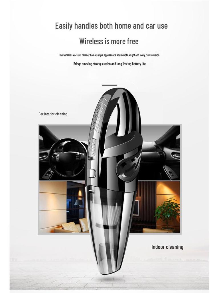 Tragbarer Hochleistungs-Nass- und Trockensauger für das Auto und den Heimgebrauch