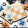 Dřevěná hra XO Tic Tac Toe Mini šachovnice Interakce Puzzle Školení Montessori vzdělávací hračky Dárek pro děti Kluk Dívka