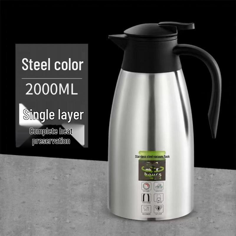 

Nuoyu 316 Stainless Steel Double-Layer Insulated Water Bottle Thermos - Anti-Scalding Cup for Home & Commercial Use Extra Thick 316L [Keeps Warm 36 Hours] 2.2L