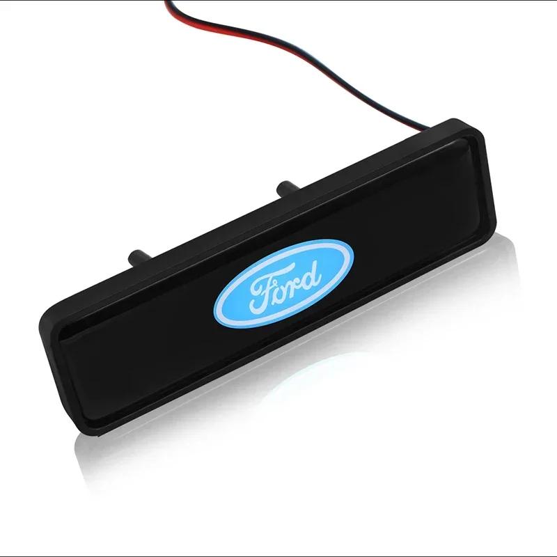 

Car Sticker Ford New 2025 Hot Auto Accessories Car Front Hood Grille Logo LED Light For Ford Fiesta Ranger Focus Kuga Mustang MA