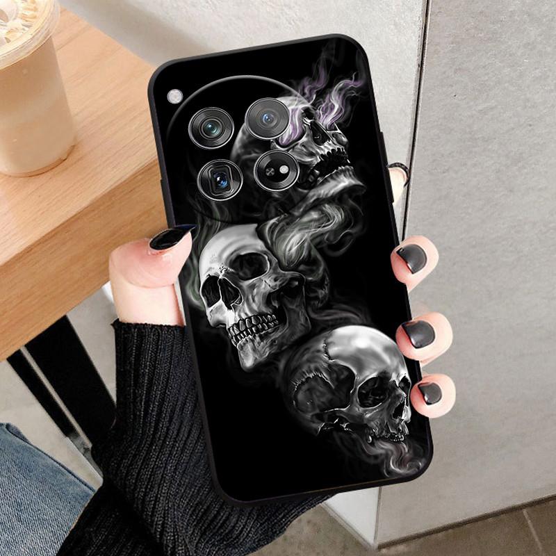Etui Osłona Na OnePlus 12 Na OnePlus12 Fundas Nowe Czarne Miękki Silikon TPU Ochronne Etui Na Telefon Dla One Plus 12 Zderzak Coque