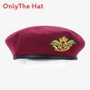 Marvel Logo Wool Beret Hat With Retro British Style And Uv Sunshade For Adults