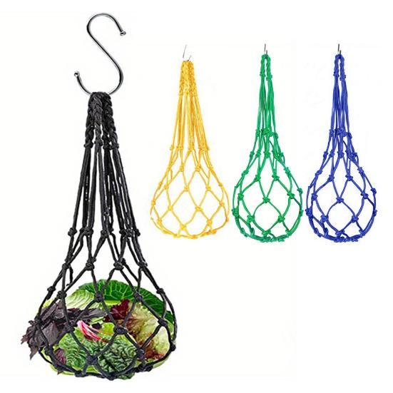 4Pcs Net Bag Chicken Vegetable Hanging Feeder Healthy Feeding Even Mesh Simple Installation Chicken Vegetable Feeder