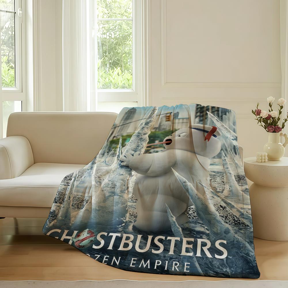 Classic Film G-Ghostbusters-S Cool Blanket Warm Soft Suitable For Bedroom Sofa Bed Living Room Office Travel Camping Gifts