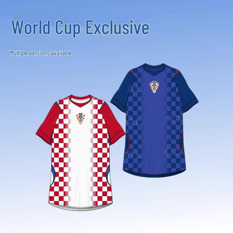 Maglia Home & Away Croazia Coppa del Mondo 2026 | Taglie Uomo & Donna S-4XL