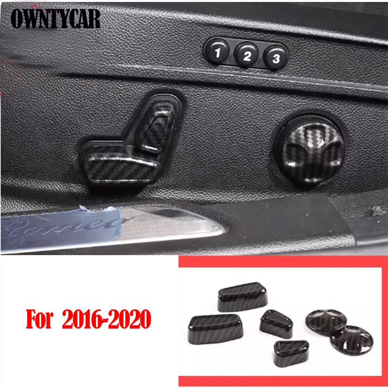 ABS Carbon Fiber For Maserati Levante 2016-2025 Car Glass Lifting Navigation Decoration Steering Wheel Button Frame Cover Trim