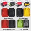 Conector de baterie durabil Carcasă pentru cap de încărcare pentru baterie cu litiu Makita/DeWalt/WORX/Milwaukee 18V