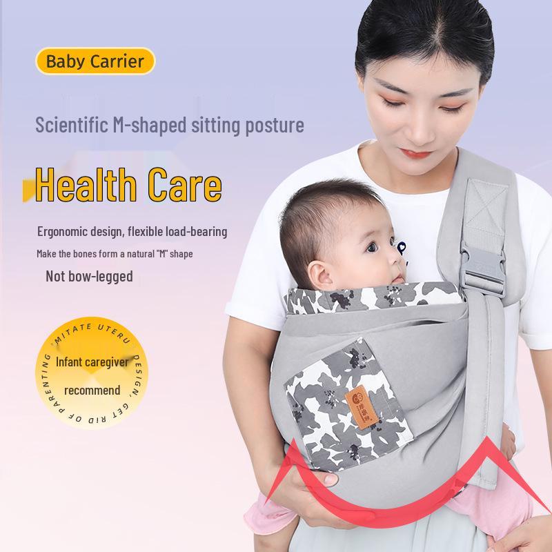 Multifunctional Newborn Baby Carrier Sling - Hands-Free Horizontal Hold for Outings