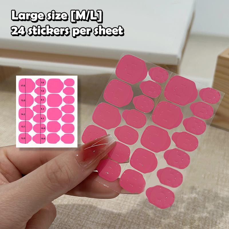 24/30 шт. Двусторонние наклейки Желе Прозрачный клей для ногтей Многоразовый клей для накладных ногтей Аксессуары и инструменты