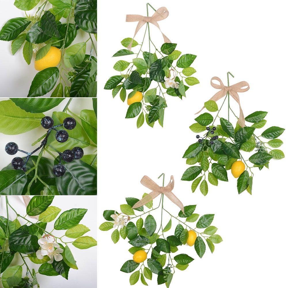 Buy Decoration Party Supplies Artificial Lemon Branches Lifelike
