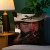 P-Post M-Malone Pillow Case Sofa Living Room Bedroom Double-Sided Printing Square Cushion Nap Time Pillow Case