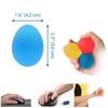 Silicone Handshake Ball Egg Men And Women Gym FitnesS Heavy Weight Finger Exercise Muscle Strength Recovery Grip Training Device