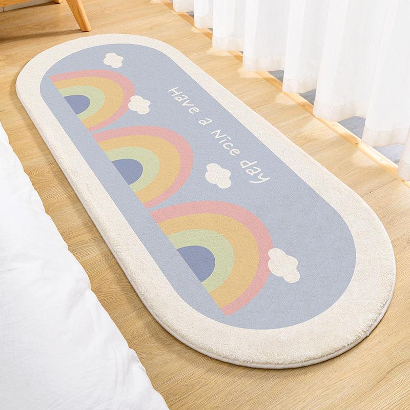 Bedroom Bed Rug Living Room Coffee Table Mat Toilet Door Toilet Door Absorbent Non-slip Foot Mat Bathroom Floor Mat