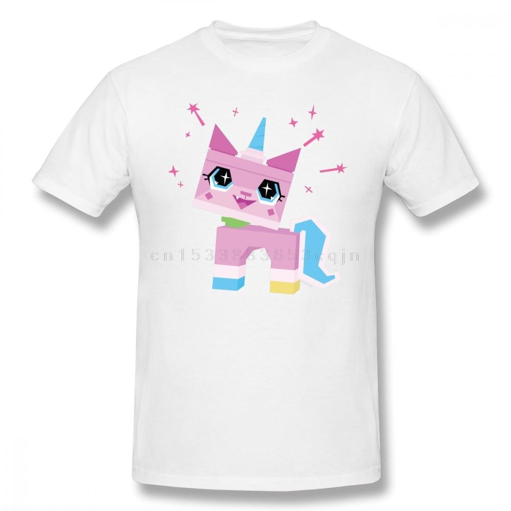 Unikitty T Shirt Unikitty Tshirt Print Funny Tee Shirt Plus Size Summer Man Short Sleeves 100 Cotton Tshirt