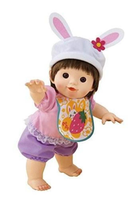 

Popo-chan doll Popo-chan with soft skin, a toddler in white rabbit fashion
