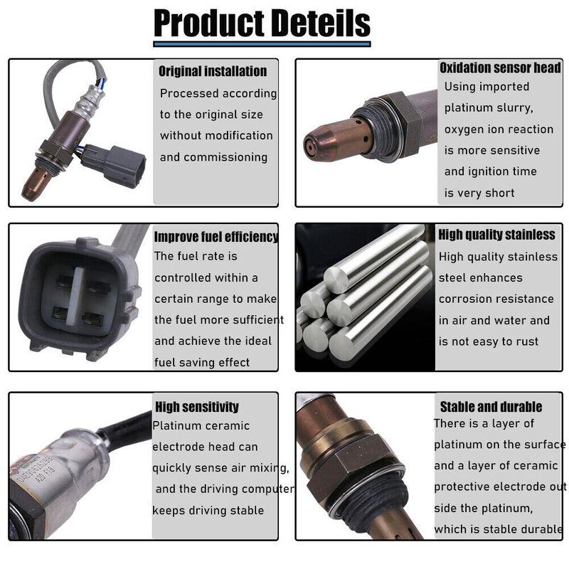RIGHTPARTS 89467-0E070 O2 Oxygen Sensor For Toyota Highlander ASU40 1ARFE 3ARFE For Toyota Highlander Lambda Sensor 894670E070
