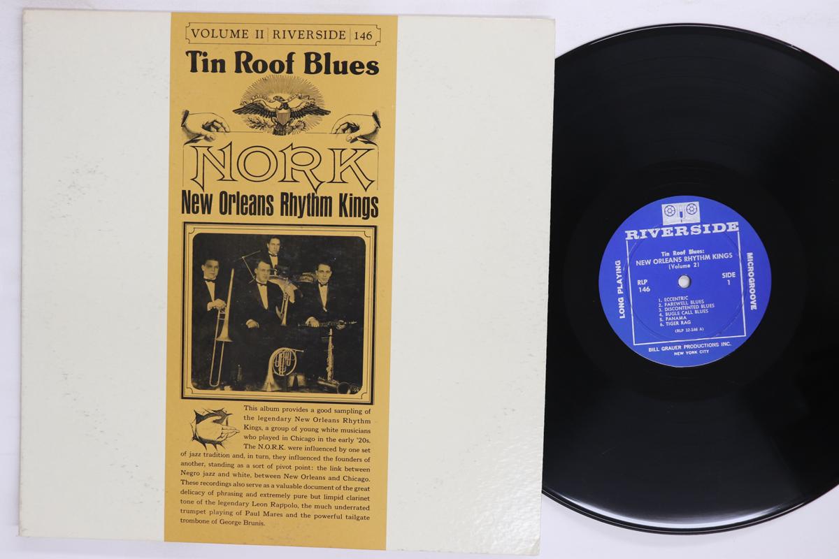 LP Record NEW ORLEANS RHYTHM KINGS  Tin Roof Blues New Orleans Rhythm K RLP146 RIVERSIDE 1960 US Jazz Used