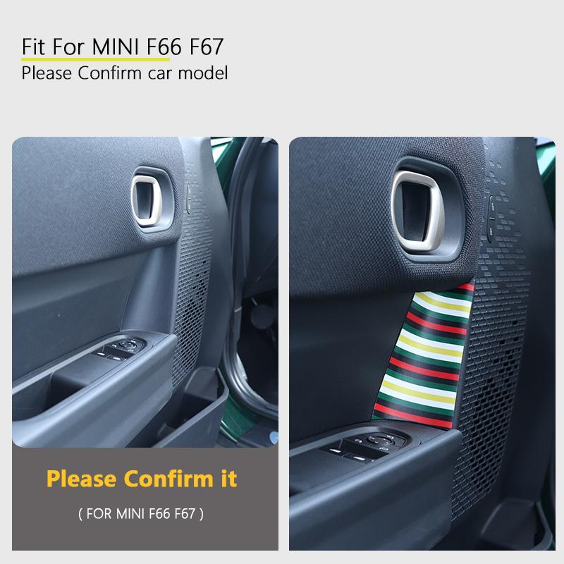Car Interior Door Handle Knob Leather Sticker Protection For Mini Cooper F66 F67 For Mini Cooper Car Decoration Accessories
