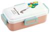 Skater Antibacterial Lunch Box with Curious George Classic Made In Soft-Serving Dome-Shaped Lid, 530ml, Design, Japan, PFLB6AG-A