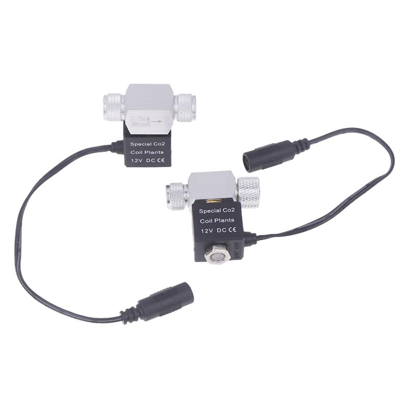 Aquarium Co2 Solenoid Valve Regulator 110V-220V Low Temperature Co2 Aquarium Fish Tank Electric Magnetic Valve Eu Us Dc12V