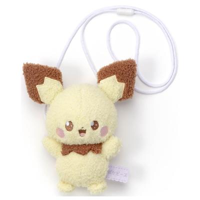 Pokepiece Plush Toy Pochette Pichu Plush Toy Height Approx. 19cm