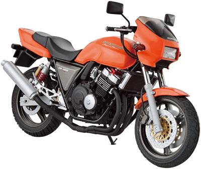 AOSHIMA The Bike Serisi Honda NC31 CB400 SUPER FOUR Sürüm R 1995 Plastik Model Kalıplama Rengi 1/12 No.37