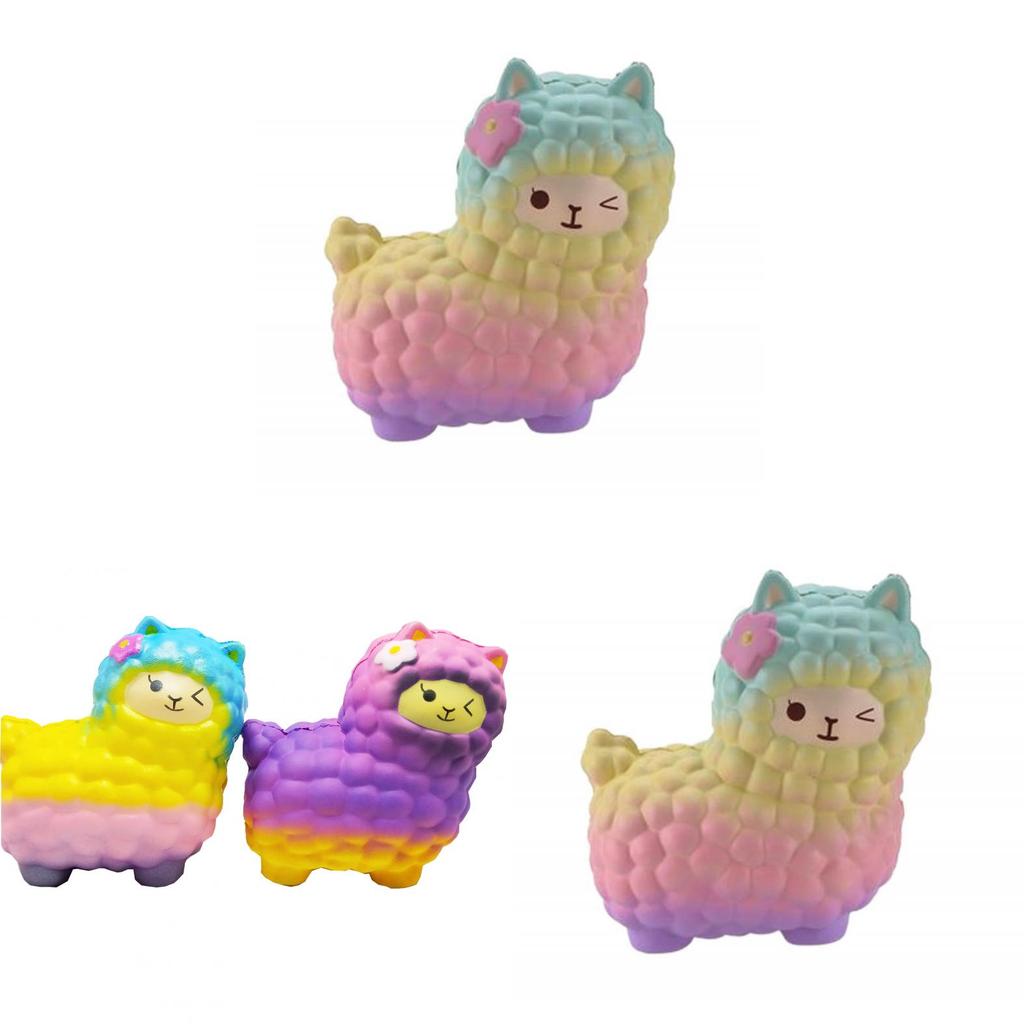 Cartoon Alpaca Stress Relief Toy With Soft Pu Material For Relaxation And Gift Giving