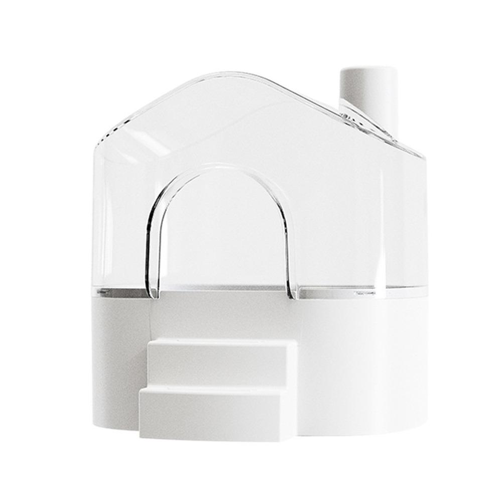 

Anti-leak Hamster Bathtub Transparent Hamster Toilet Practical Hamster Bath House Cage Shower белый