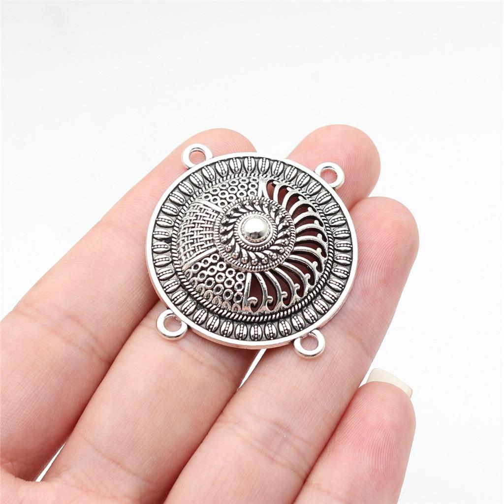 

Аксесуари Деталі Чотири отвори З єднувач для намиста Мінімалістичні Ювелірні Компоненти QA023 A28-10pcs-33x33mm