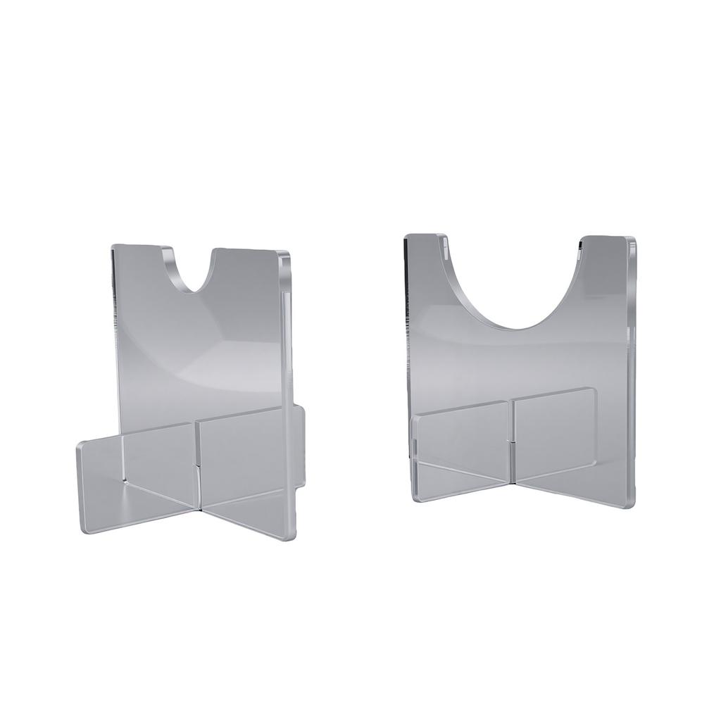 2 Pack Acrylic Display Stand Baseball Bat Holder Mini Vertical Storage Tube Shelf for Home Office Decor