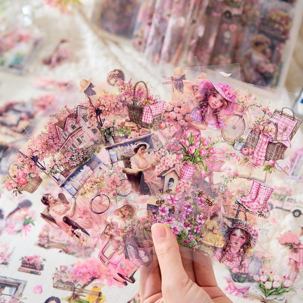 20 pcs/pack Floating Light Shallow Dream Series Sticker Book Scrapbooking  Stickers  DIY Diary Album