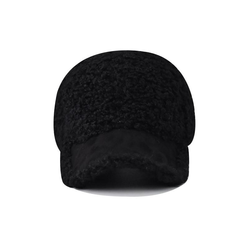 Solid Fashionable Color Imitation Wool Design Outdoor Casual Cap Baseball