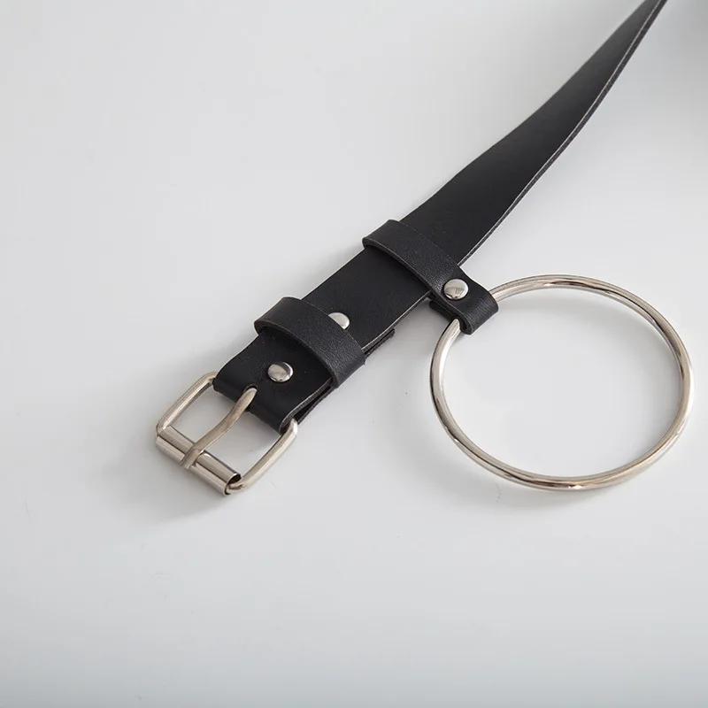 Fashionable and Simple Womens Belt Round Buckle Belt Coat Sweater Decoration Fashion Dress Belt Gift