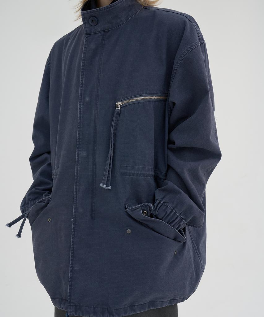 Knouun Faded Filed Jacket (Navy)