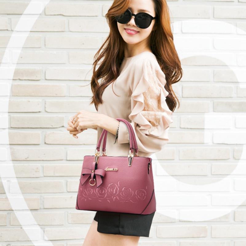 Женская сумочка с ремнём через плечо SCIONE 29cm*14cm*35cm серый — фото 8