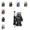 Wysokiej jakości figurki minifigurki Mandalorianina Piechoty Ciężkiej Star Wars do kreatywnej zabawy i nauki