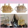Street Style Shell Bag For Women With Chain And Rivets Pu Material Small Crossbody Bag For Daily Use