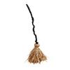 Accesorio de Disfraz de Halloween Escoba de Bruja con Luz LED Verde, Escobilla de Mago Brillante para Cosplay, Atrezo para Fiestas Temáticas, Decoraciones para Interiores y Exteriores