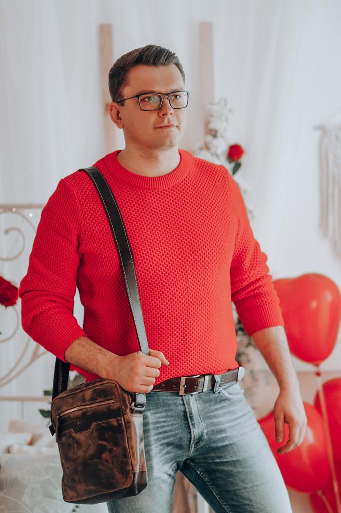Beltimore męski skórzany pasek szeroki jeans brązowy 523 : Kolory - brązowy, beżowy, Rozmiar pasków - r.130-145 cm