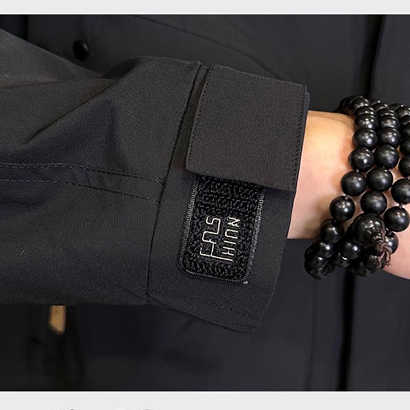 ROMON Men's Business Casual Stand Collar Jacket