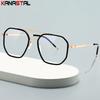 Women Blue Light Blocking Glasses Prescription Reading Myopia Eyewear CR39 Optic Lenses Men Computer TR90 Metal Eyeglasses Frame